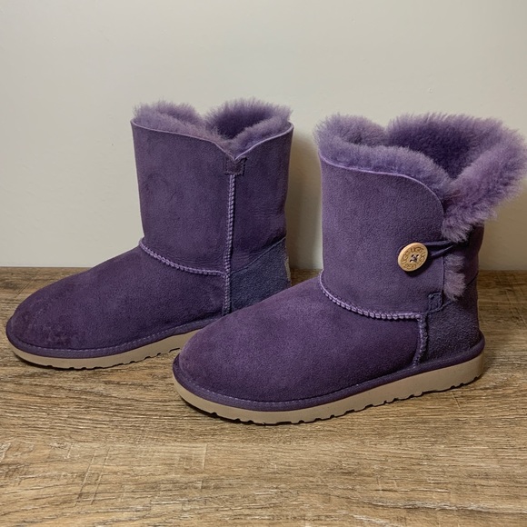 UGG Shoes - UGG Purple Bailey Button Boots